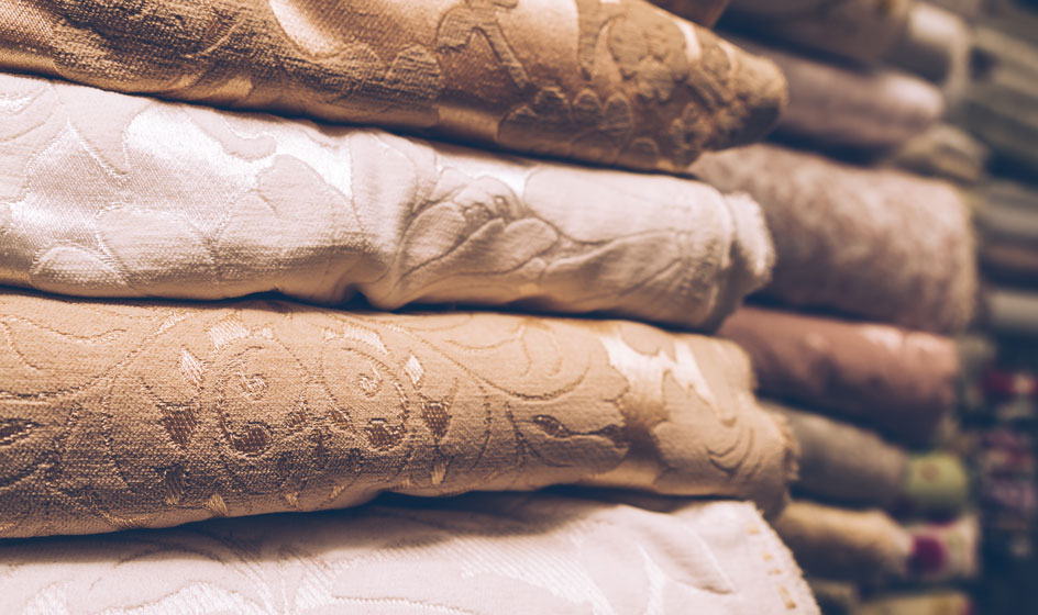 Satin Drapery Fabric Bolt